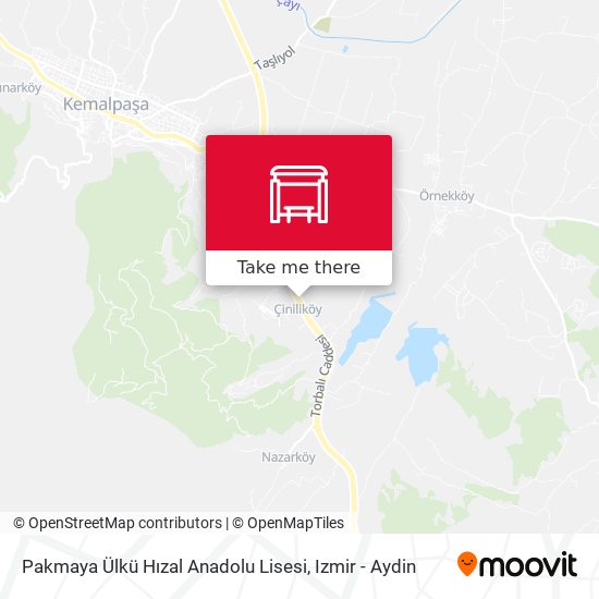 Pakmaya Ülkü Hızal Anadolu Lisesi map