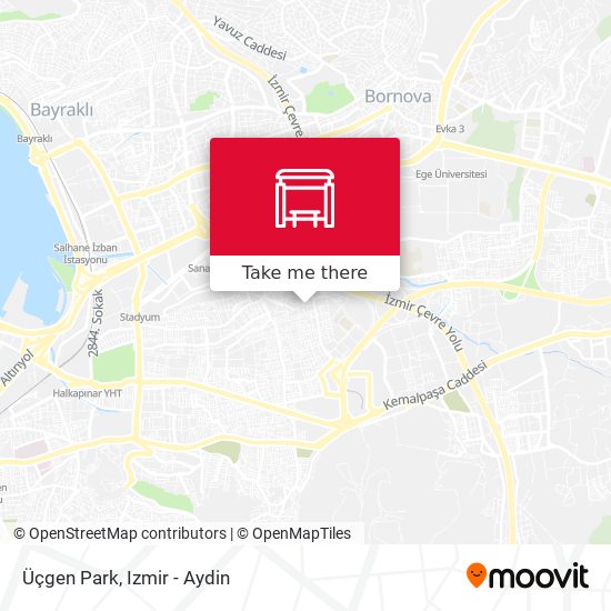 Üçgen Park map