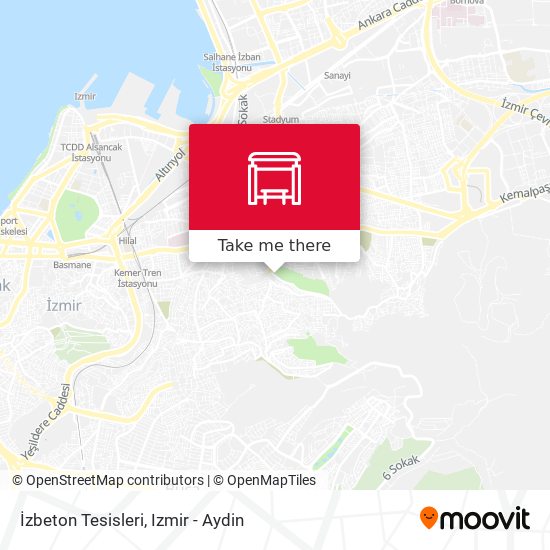 İzbeton Tesisleri map
