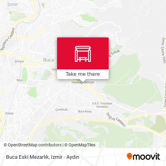 Buca Eski Mezarlık map