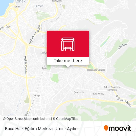 Buca Halk Eğitim Merkezi map