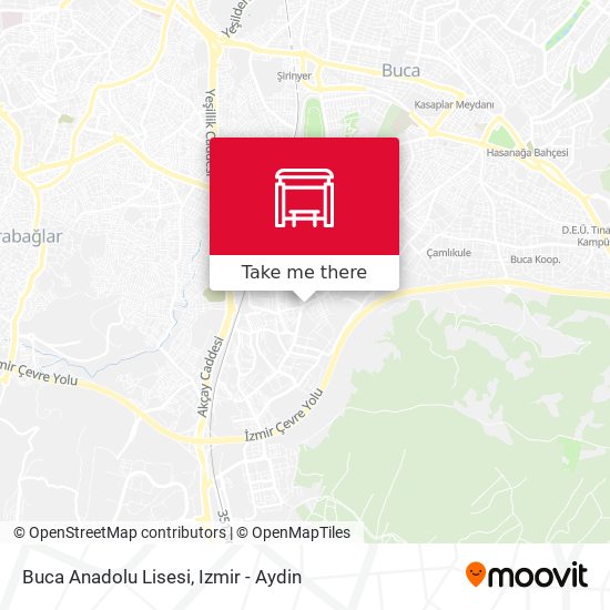 Buca Anadolu Lisesi map