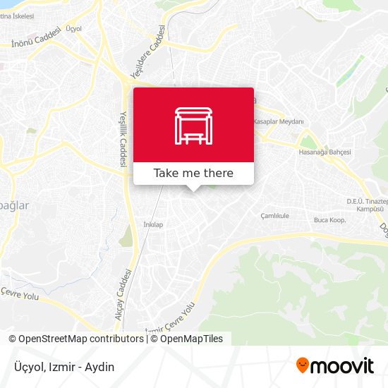 Üçyol map