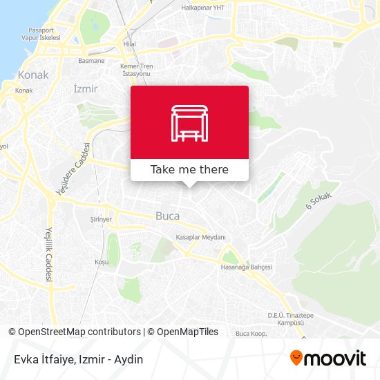 Evka İtfaiye map