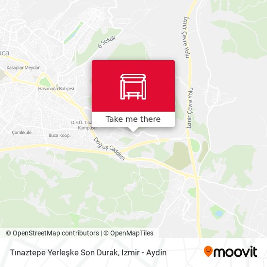 Tınaztepe Yerleşke Son Durak map