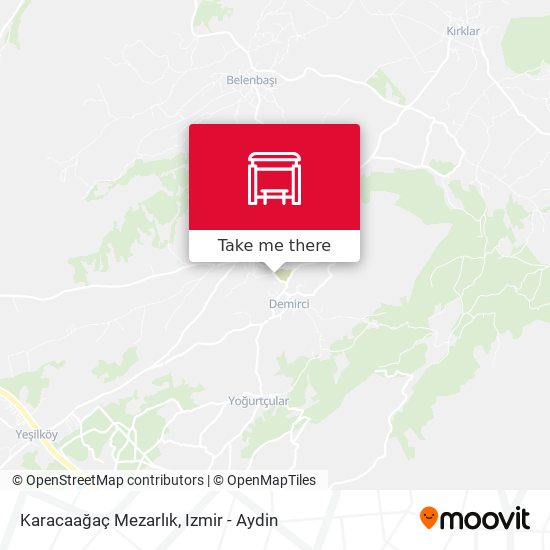 Karacaağaç Mezarlık map