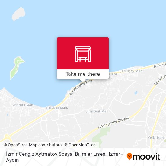 İzmir Cengiz Aytmatov Sosyal Bilimler Lisesi map