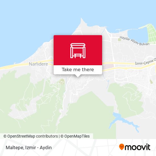 Maltepe map