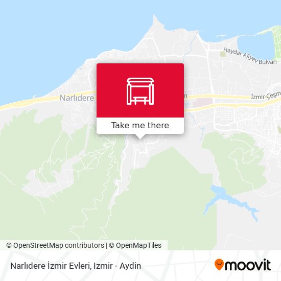 Narlıdere İzmir Evleri map