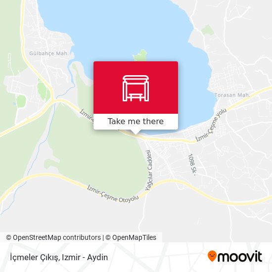 İçmeler Çıkış map