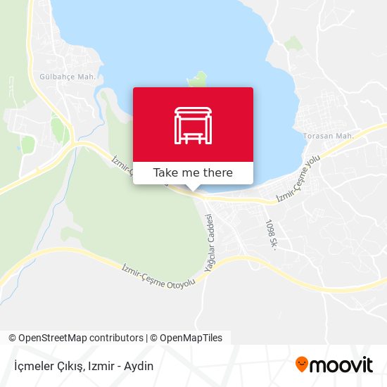 İçmeler Çıkış map