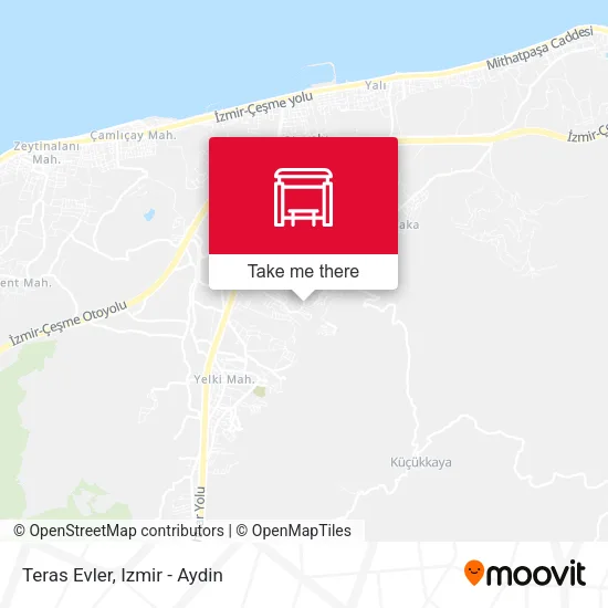Teras Evler map