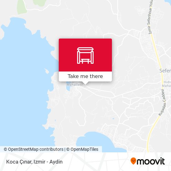 Koca Çınar map