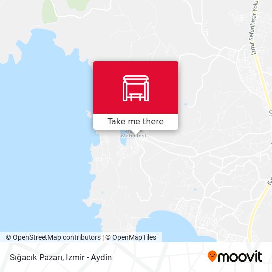 Sığacık Pazarı map