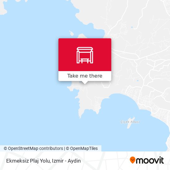 Ekmeksiz Plaj Yolu map