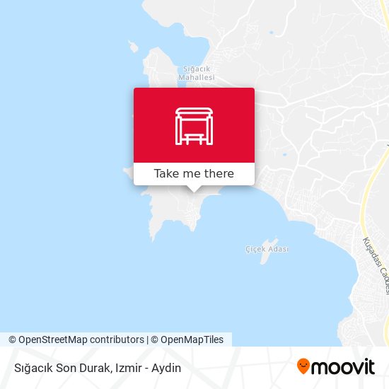 Sığacık Son Durak map
