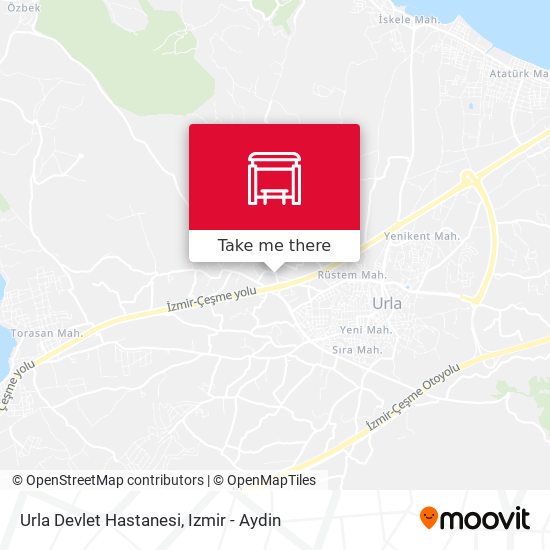 Urla Devlet Hastanesi map