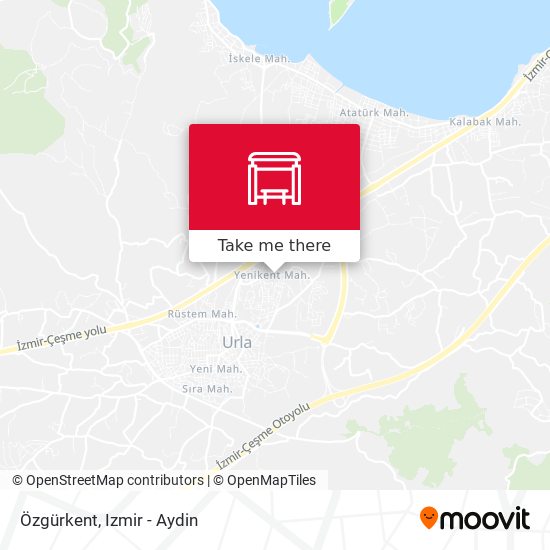 Özgürkent map