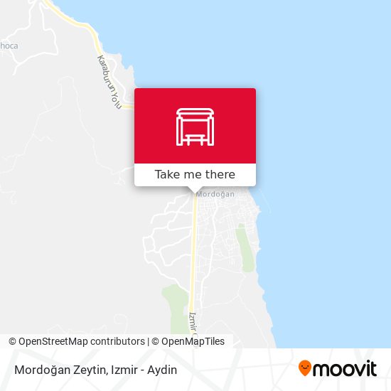 Mordoğan Zeytin map