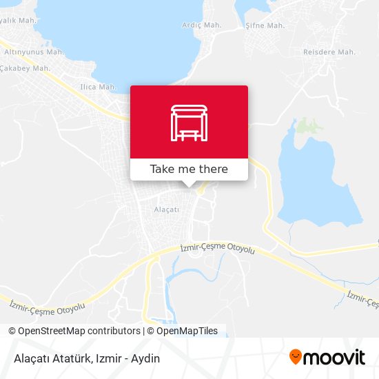 Alaçatı Atatürk map