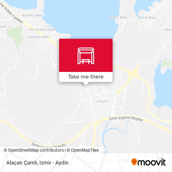 Alaçatı Çamlı map