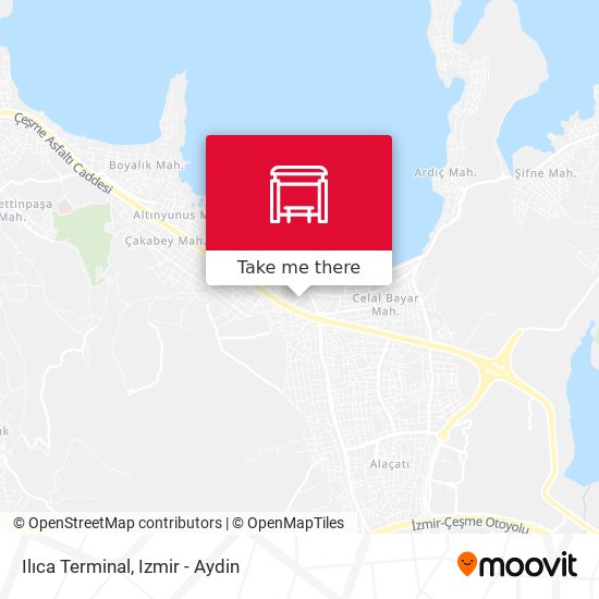 Ilıca Terminal map