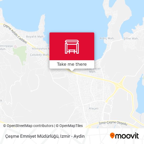 Çeşme Emniyet Müdürlüğü map