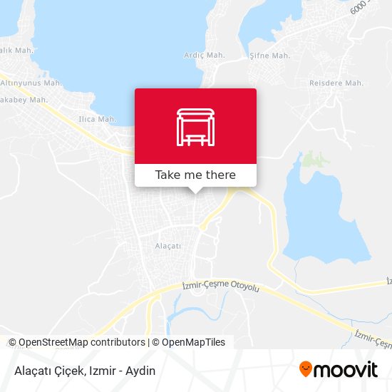 Alaçatı Çiçek map
