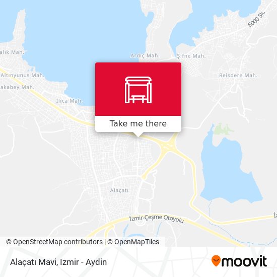 Alaçatı Mavi map