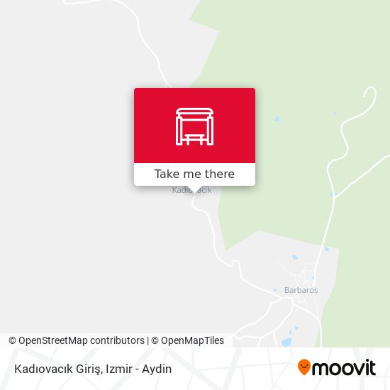 Kadıovacık Giriş map