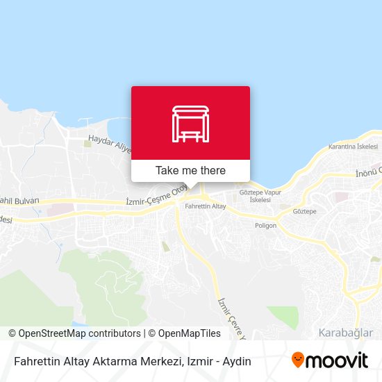 Fahrettin Altay Aktarma Merkezi map
