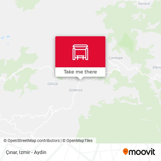 Çınar map