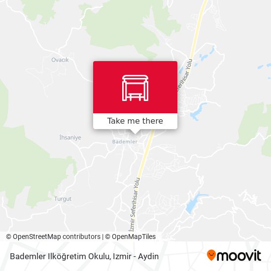 Bademler Ilköğretim Okulu map