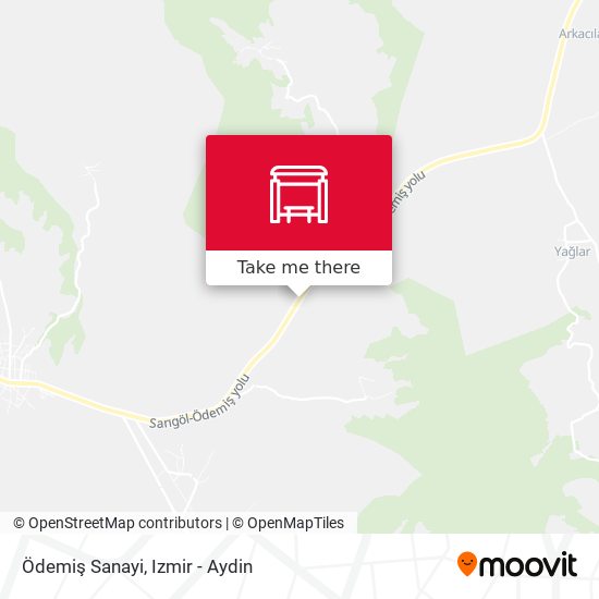 Ödemiş Sanayi map