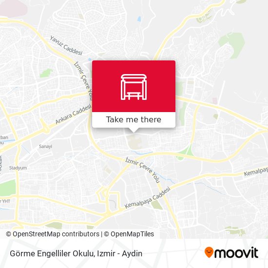 Görme Engelliler Okulu map