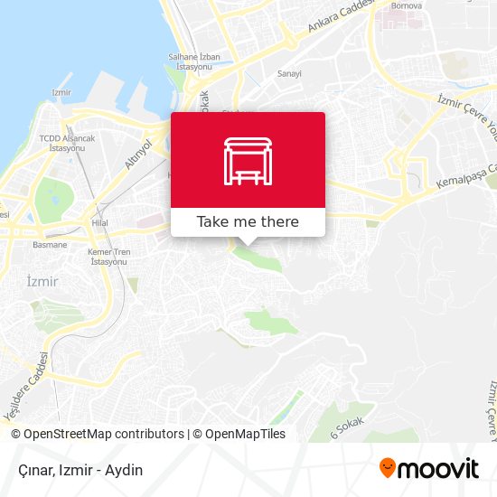 Çınar map