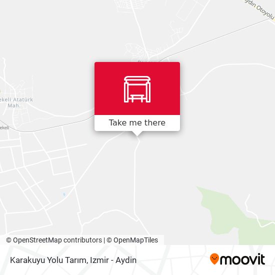 Karakuyu Yolu Tarım map