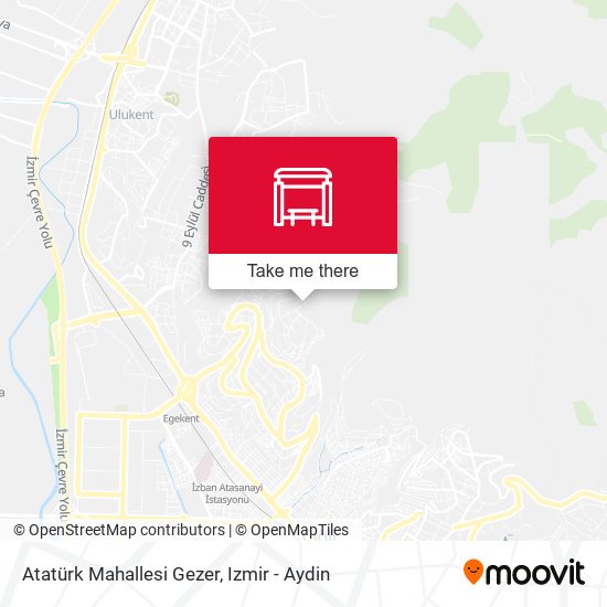Atatürk Mahallesi Gezer map