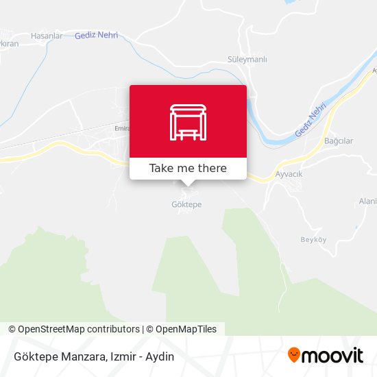 Göktepe Manzara map