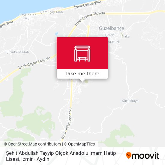 Şehit Abdullah Tayyip Olçok Anadolu İmam Hatip Lisesi map