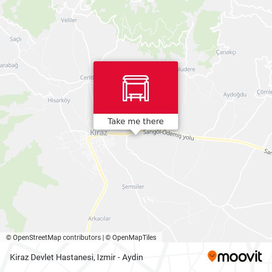 Kiraz Devlet Hastanesi map