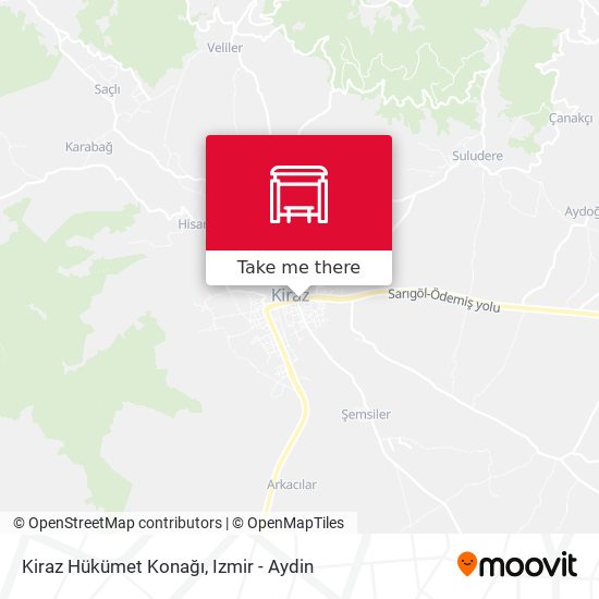 Kiraz Hükümet Konağı map