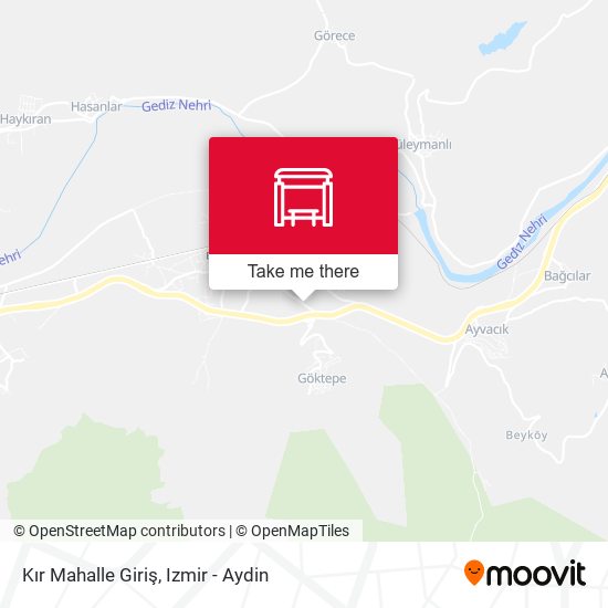 Kır Mahalle Giriş map