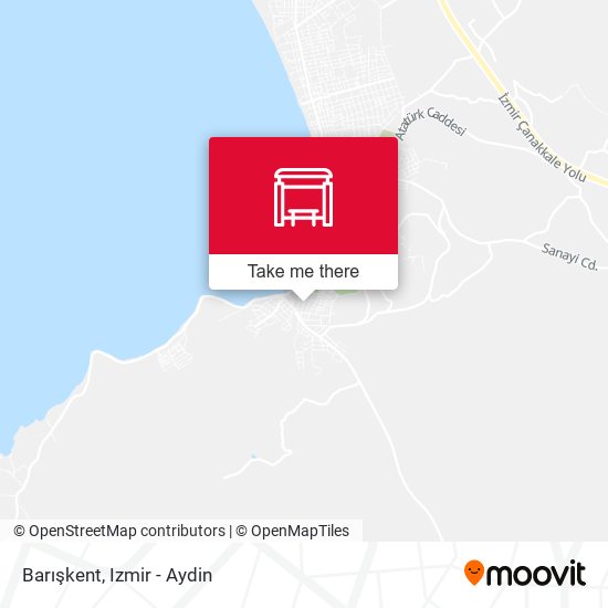 Barışkent map