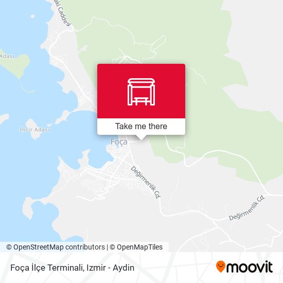 Foça İlçe Terminali map