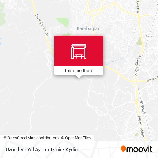 Uzundere Yol Ayrımı map