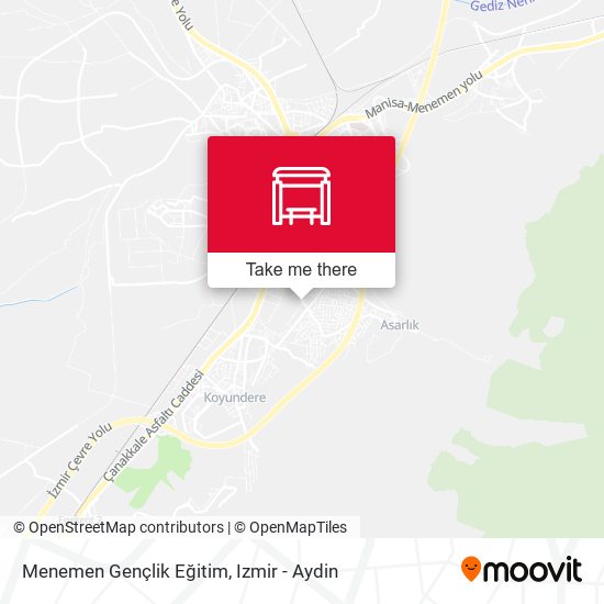 Menemen Gençlik Eğitim map