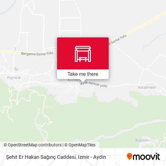 Şehit Er Hakan Sağınç Caddesi map