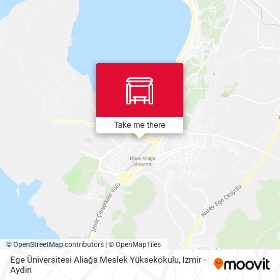 Ege Üniversitesi Aliağa Meslek Yüksekokulu map