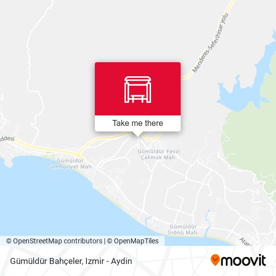 Gümüldür Bahçeler map